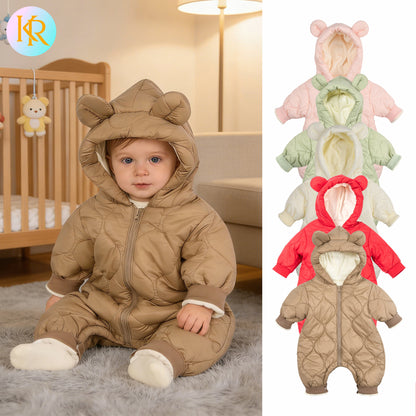 SnuggleCotton Baby Hooded Romper