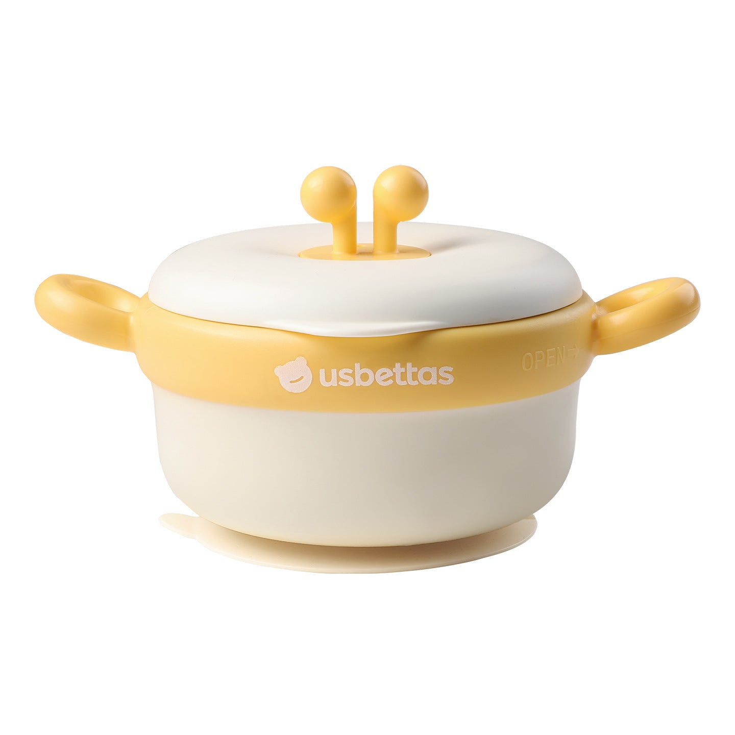 4-Layer Insulated Baby Feeding Bowl Set with Strong Suction Base