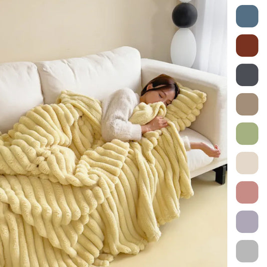 Cozy Haven Bubble Velvet Blanket