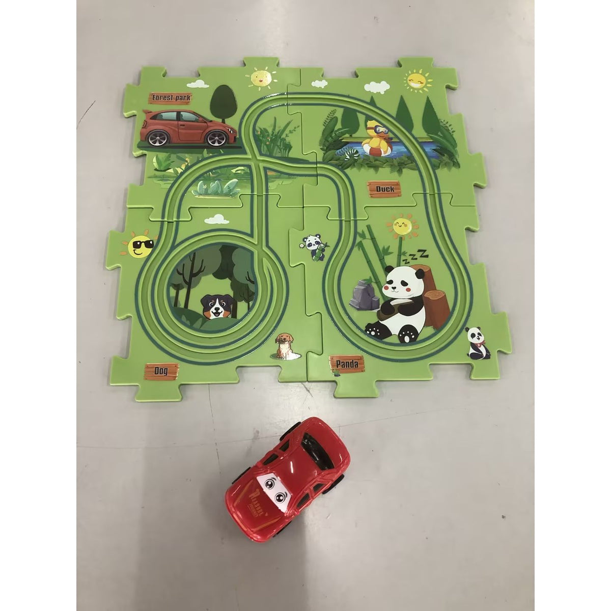 TrackTrek Electric Puzzle Rail Set