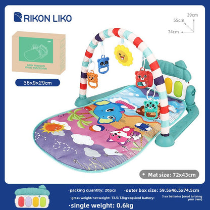 3-in-1 Baby Activity Play Gym & Kick Piano Mat