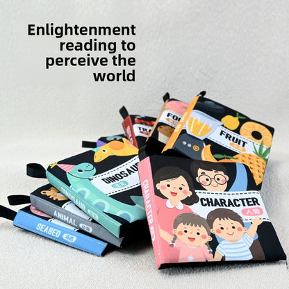 High-Contrast Baby Cloth Book – Sensory & Visual Development Toy