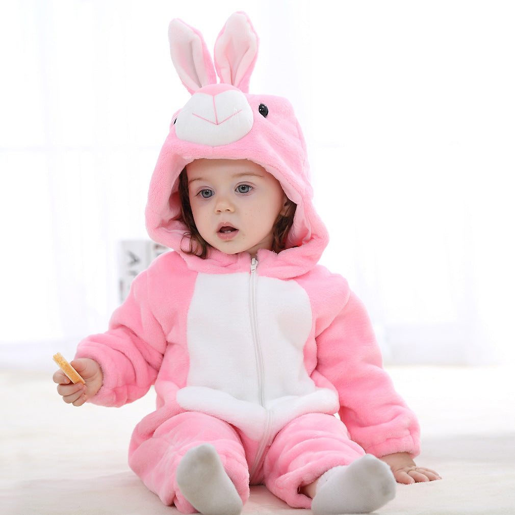 Cozy Cub Hooded Romper