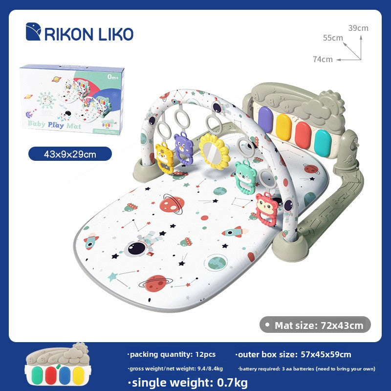 3-in-1 Baby Activity Play Gym & Kick Piano Mat