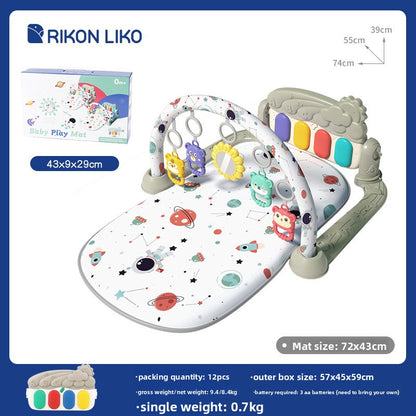3-in-1 Baby Activity Play Gym & Kick Piano Mat