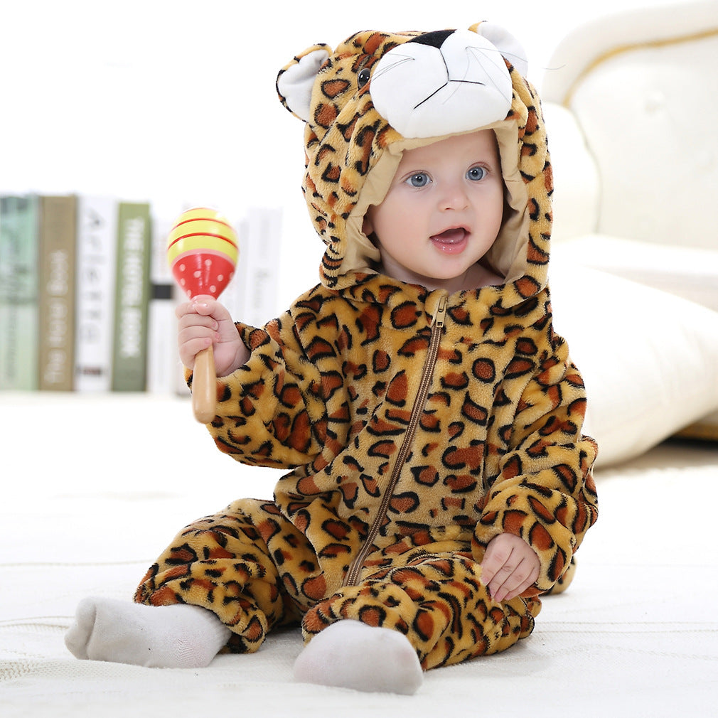 Cozy Cub Hooded Romper