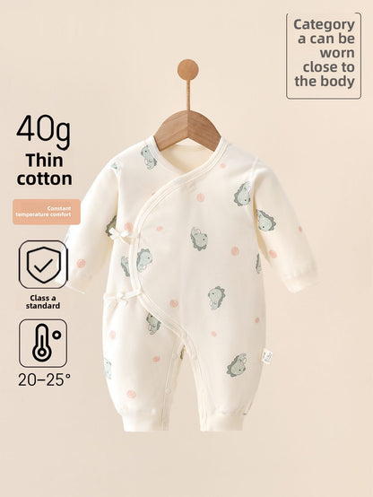 100% Cotton Baby Side-Snap Romper