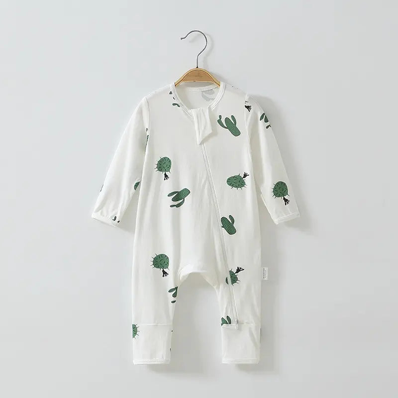 PureBamboo Baby Long Sleeve Romper – Ultra-Soft Breathable Comfort