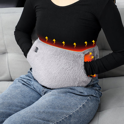Electric Heating Stomach Belt – 3-Step Thermostat & USB Powered