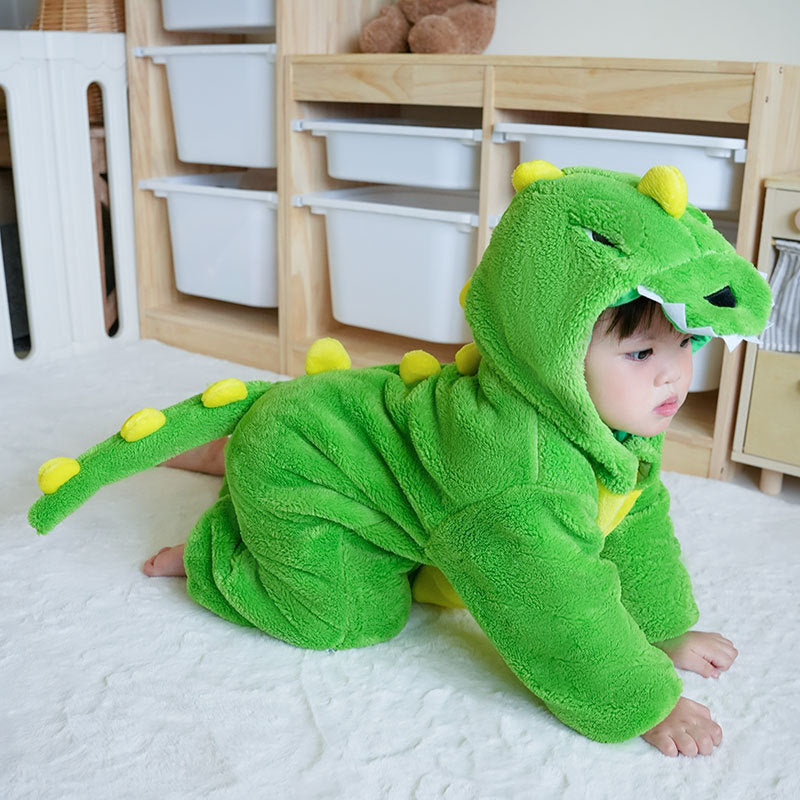 CuddleCritter Hooded Fleece Romper