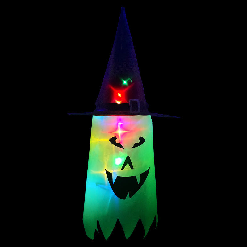 Halloween Colourful Glowing ghost