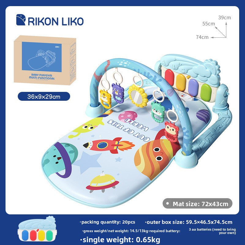 3-in-1 Baby Activity Play Gym & Kick Piano Mat