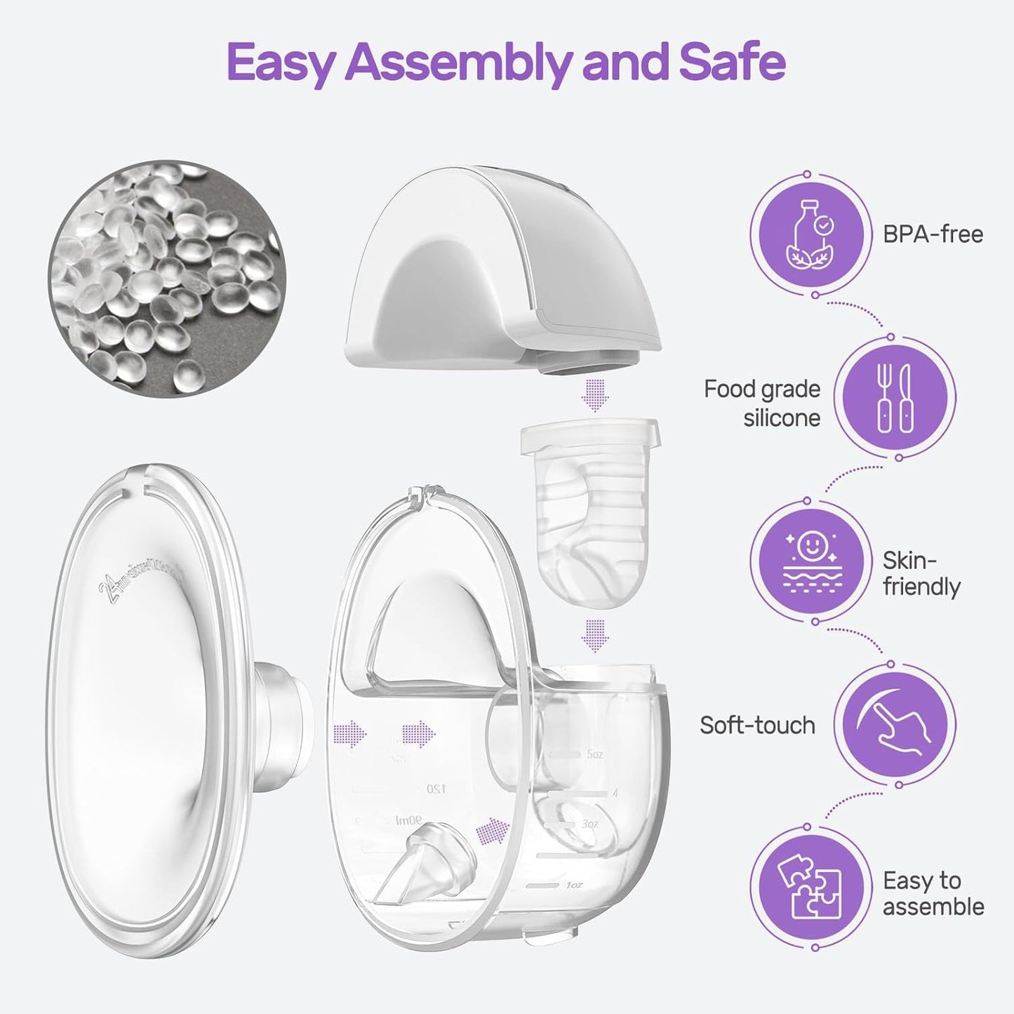 MilkEase Wearable Electric Breast Pump