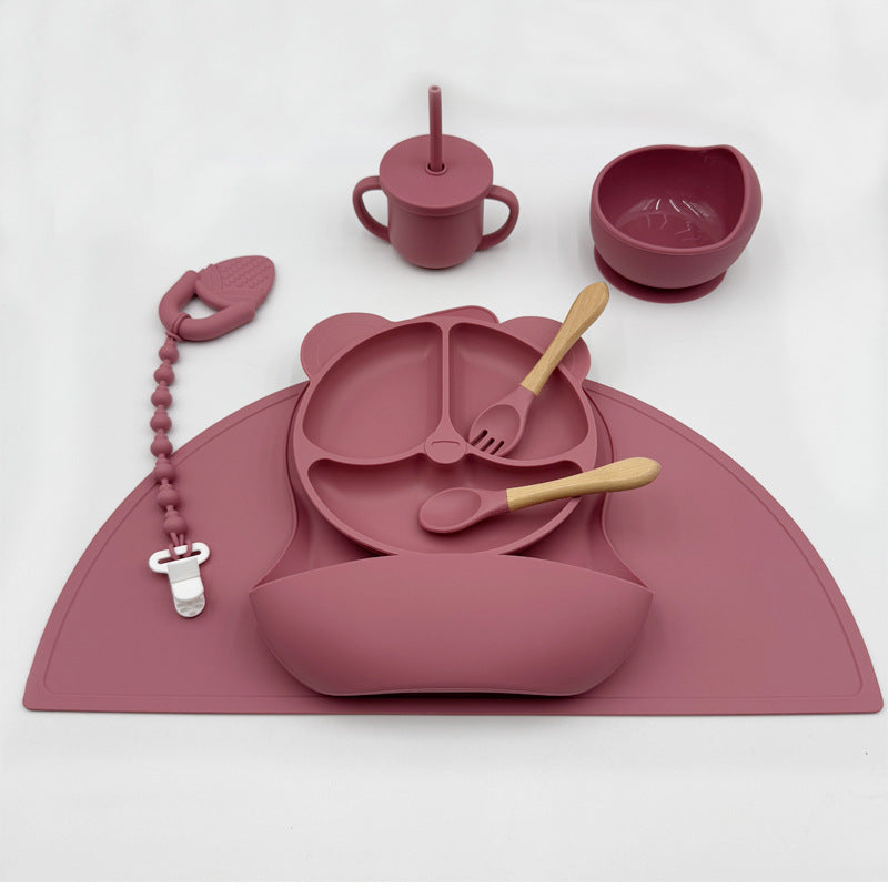 TinyFeast 10-Piece Silicone Baby Feeding Set