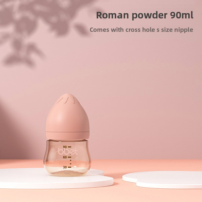 Newborn Anti-Colic Silicone Baby Bottle (90ml