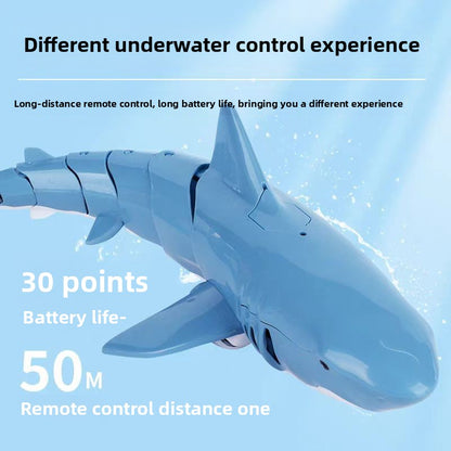 Remote-controlled shark toy