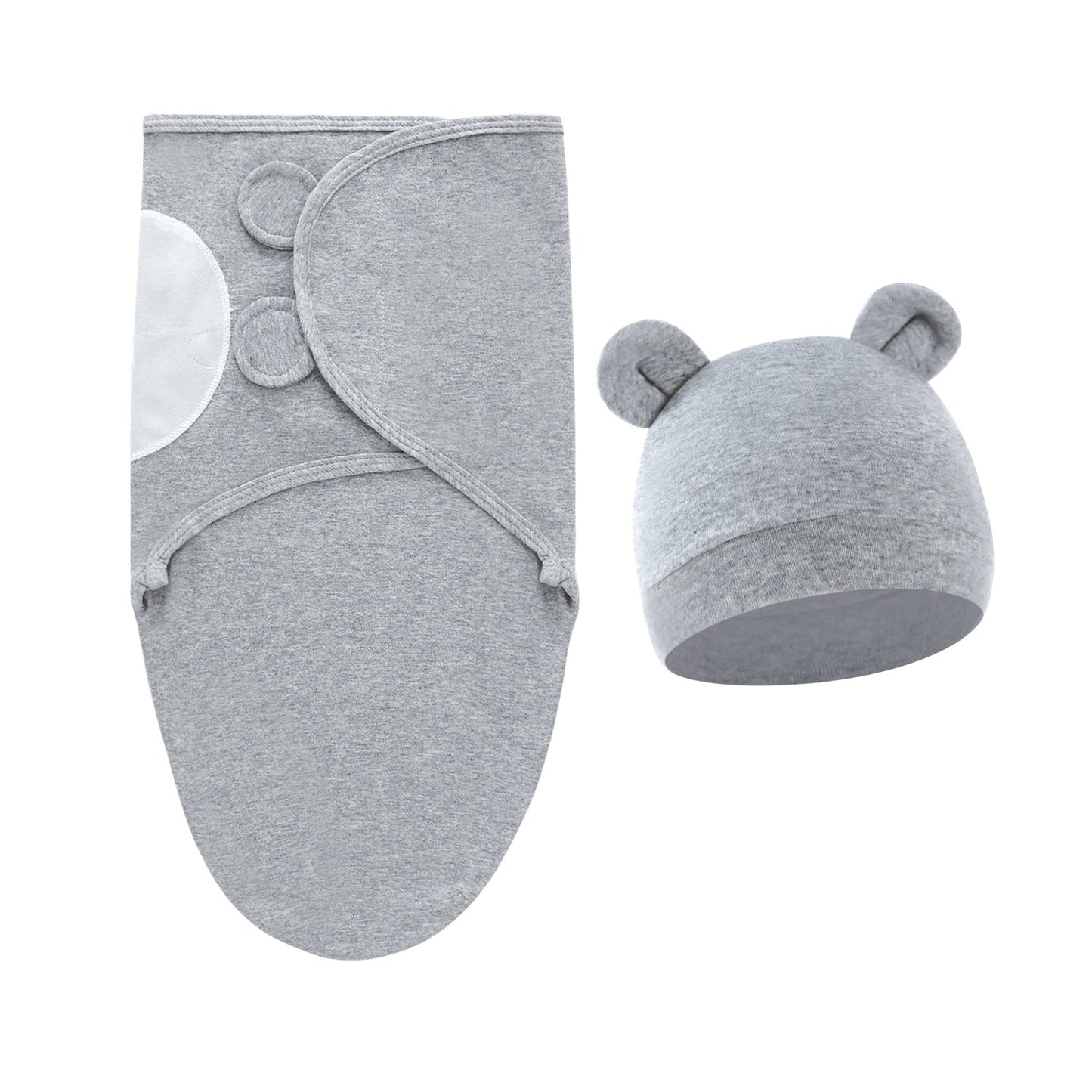 Baby Cotton Swaddle Wrap – Soft, Secure & All-Season Comfort