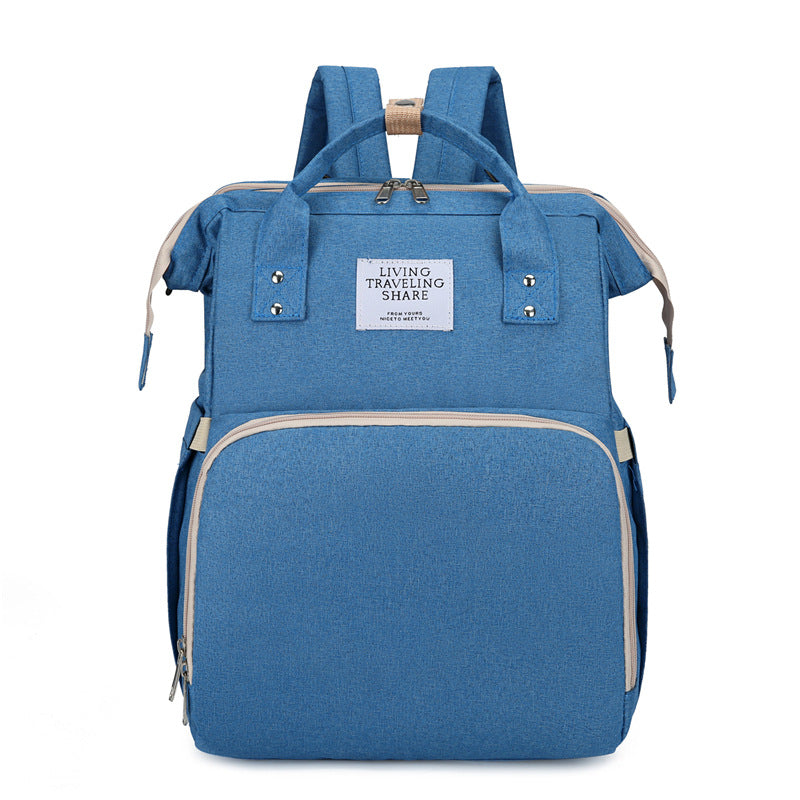 3-in-1 Foldable Baby Crib Backpack
