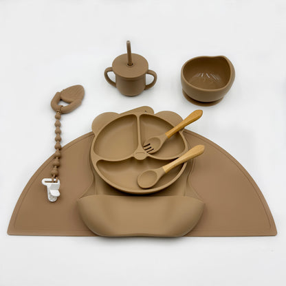 TinyFeast 10-Piece Silicone Baby Feeding Set