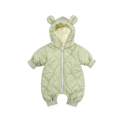 SnuggleCotton Baby Hooded Romper