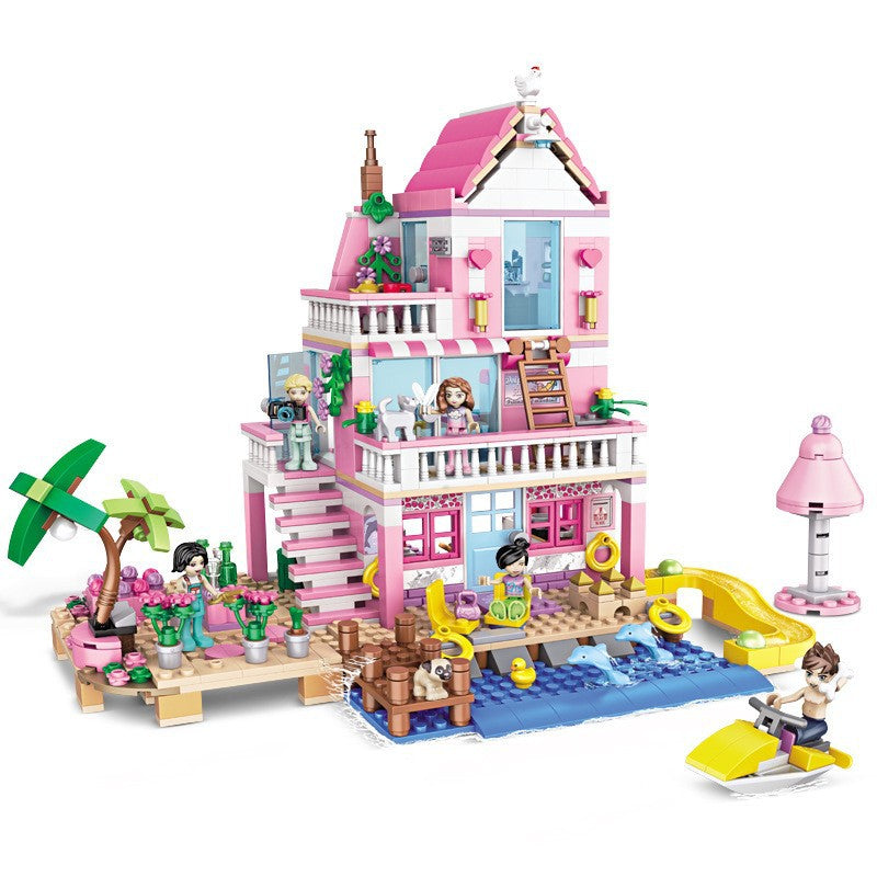 Enchanted Dream Castle Building Block Set (504–1050 Pieces)