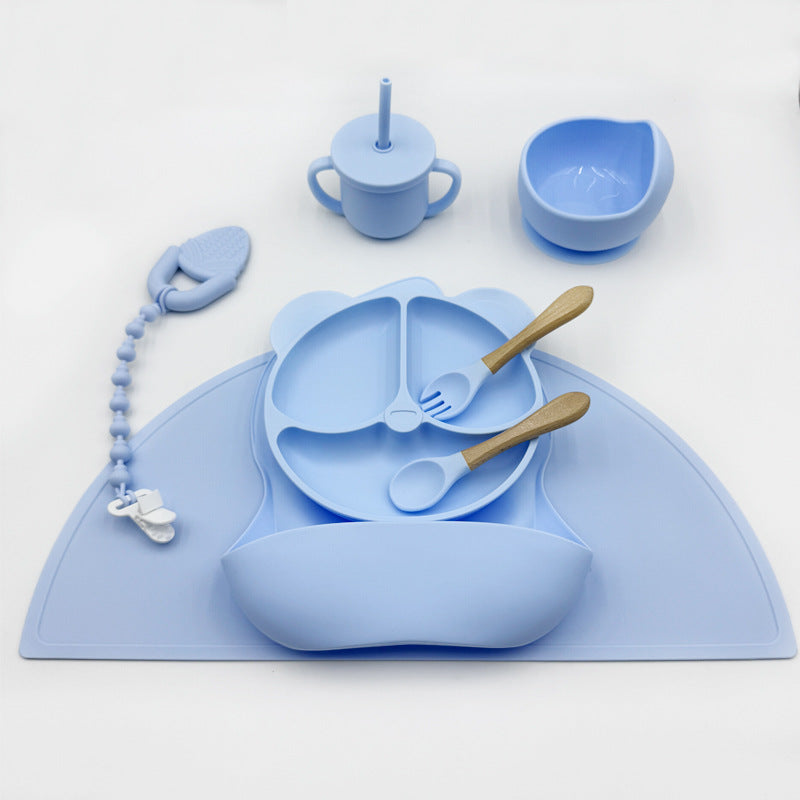 TinyFeast 10-Piece Silicone Baby Feeding Set