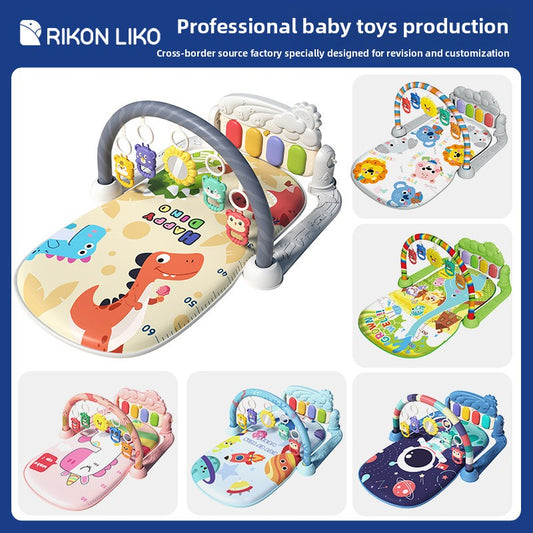 3-in-1 Baby Activity Play Gym & Kick Piano Mat