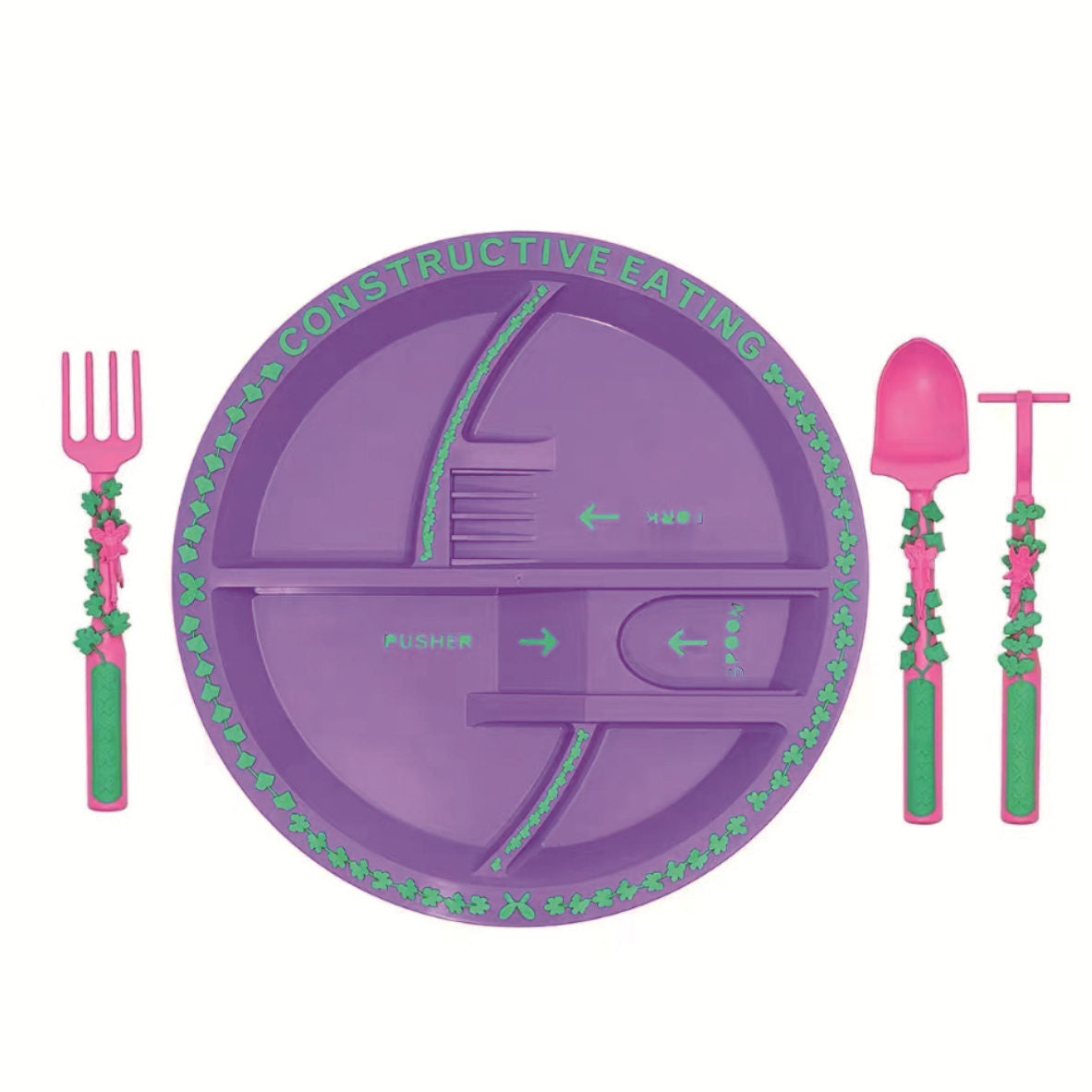 Construction Vehicle-Themed Tableware Set