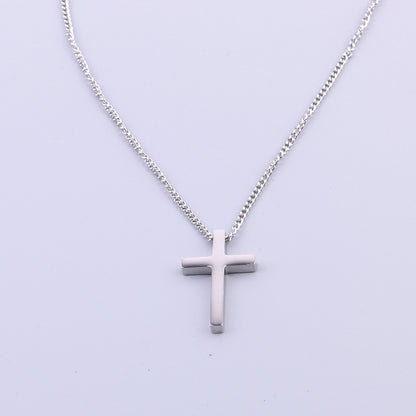 Titan Cross Geo Necklace