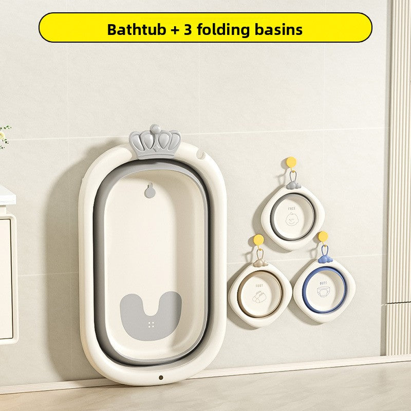 Foldable Baby Bathtub with Temperature Option