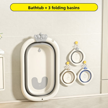 Foldable Baby Bathtub with Temperature Option
