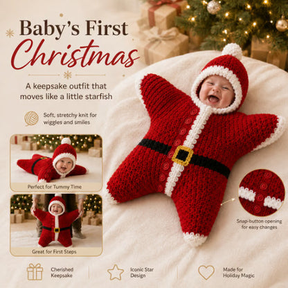 Little Star Christmas Baby Romper