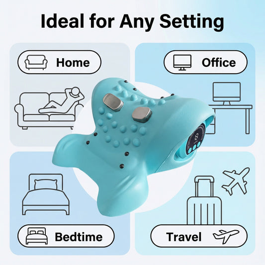 Multifunction Neck Massager Pillow with Heat Therapy