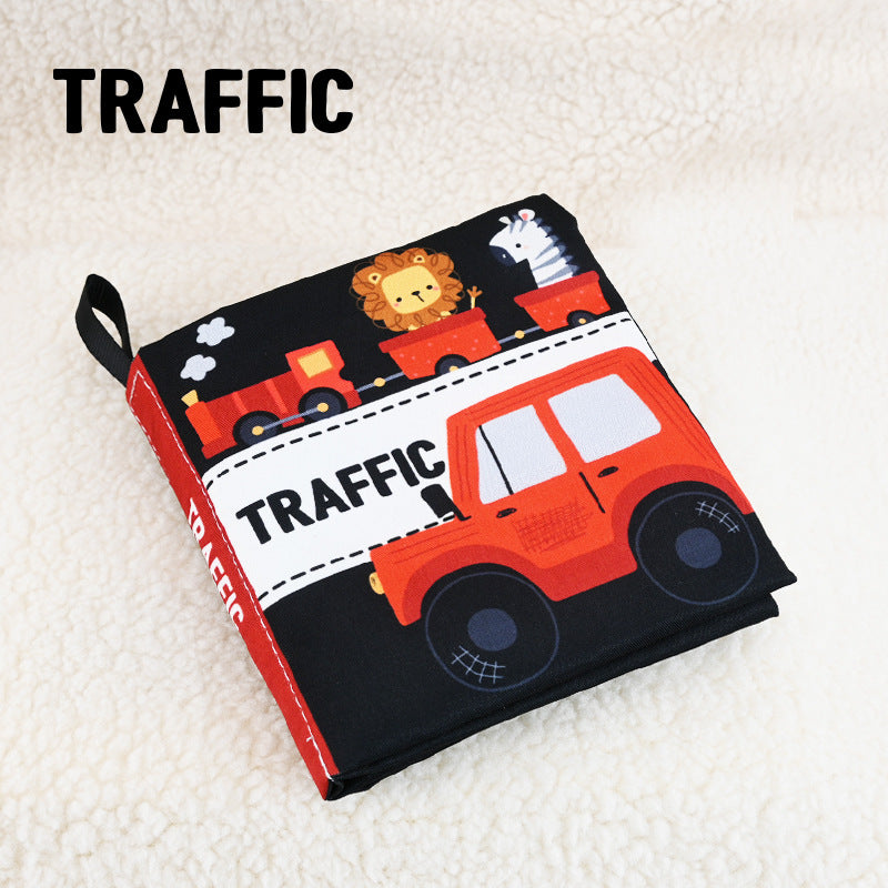 High-Contrast Baby Cloth Book – Sensory & Visual Development Toy