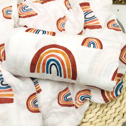 BambooHug Ultra-Soft Baby Muslin Swaddle Blanket