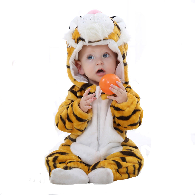 Cozy Cub Hooded Romper