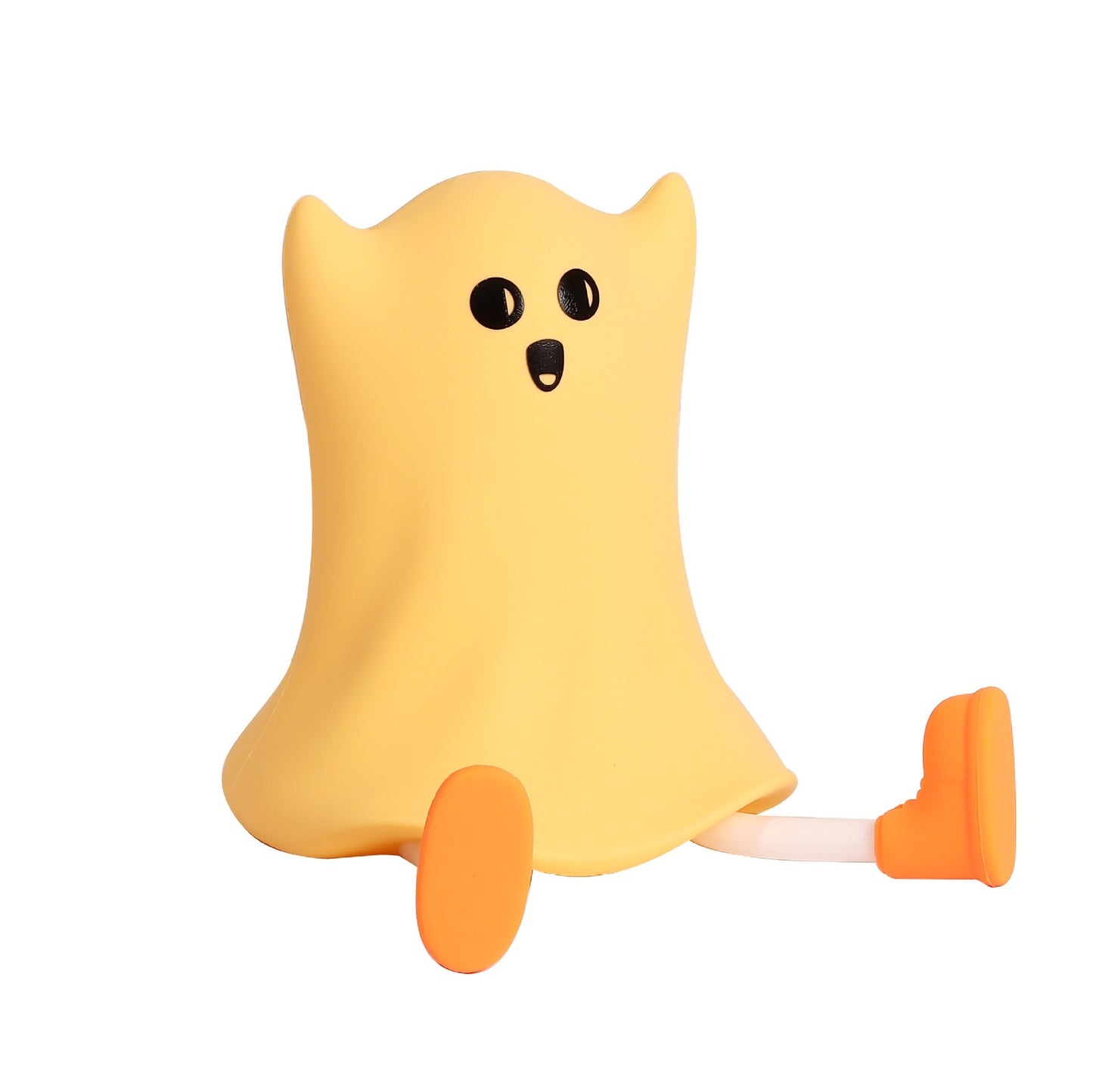 Silicone Ghost Shaped Bedside Lamp With Touch Control
