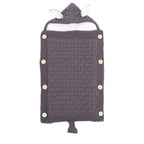 Personalized Baby Knitted Sleeping Bag with Rabbit Ears