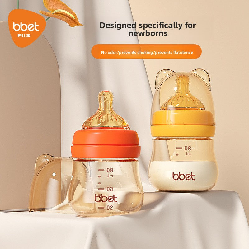 Newborn Anti-Colic Silicone Baby Bottle (90ml