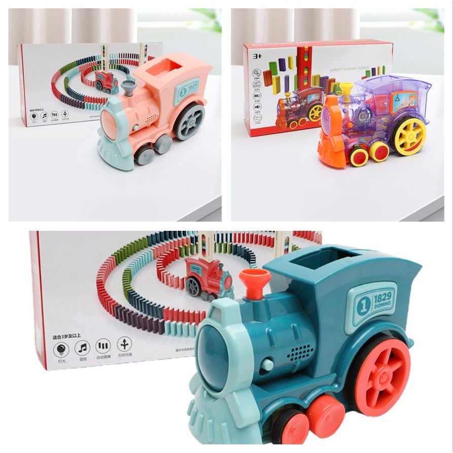 Build & Roll Domino Train Set