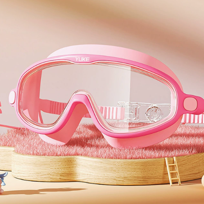 Kids Swimming Goggles Set with Cap & Accessories