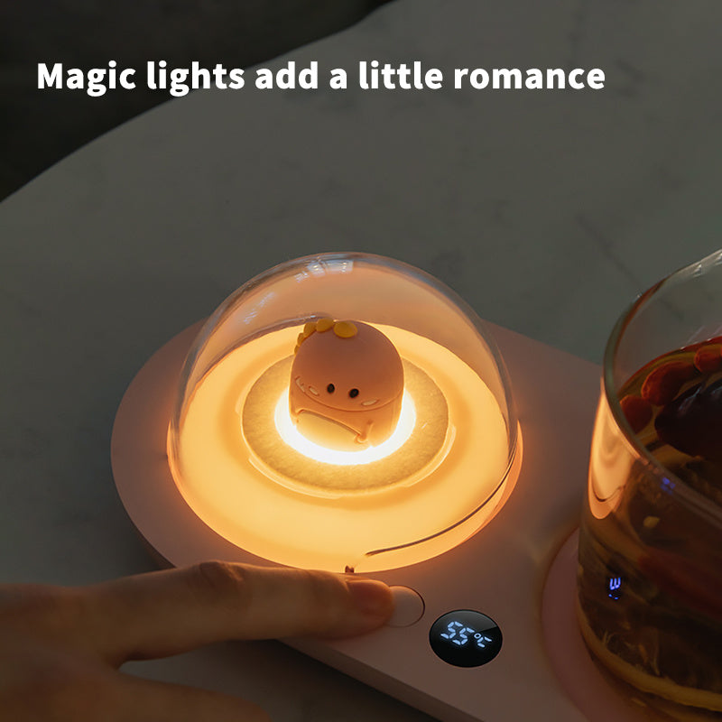 Smart Cup Warmer with PTC Heating & Aroma Diffuser