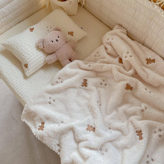 Soft Flannel Baby Blanket (90×130cm)