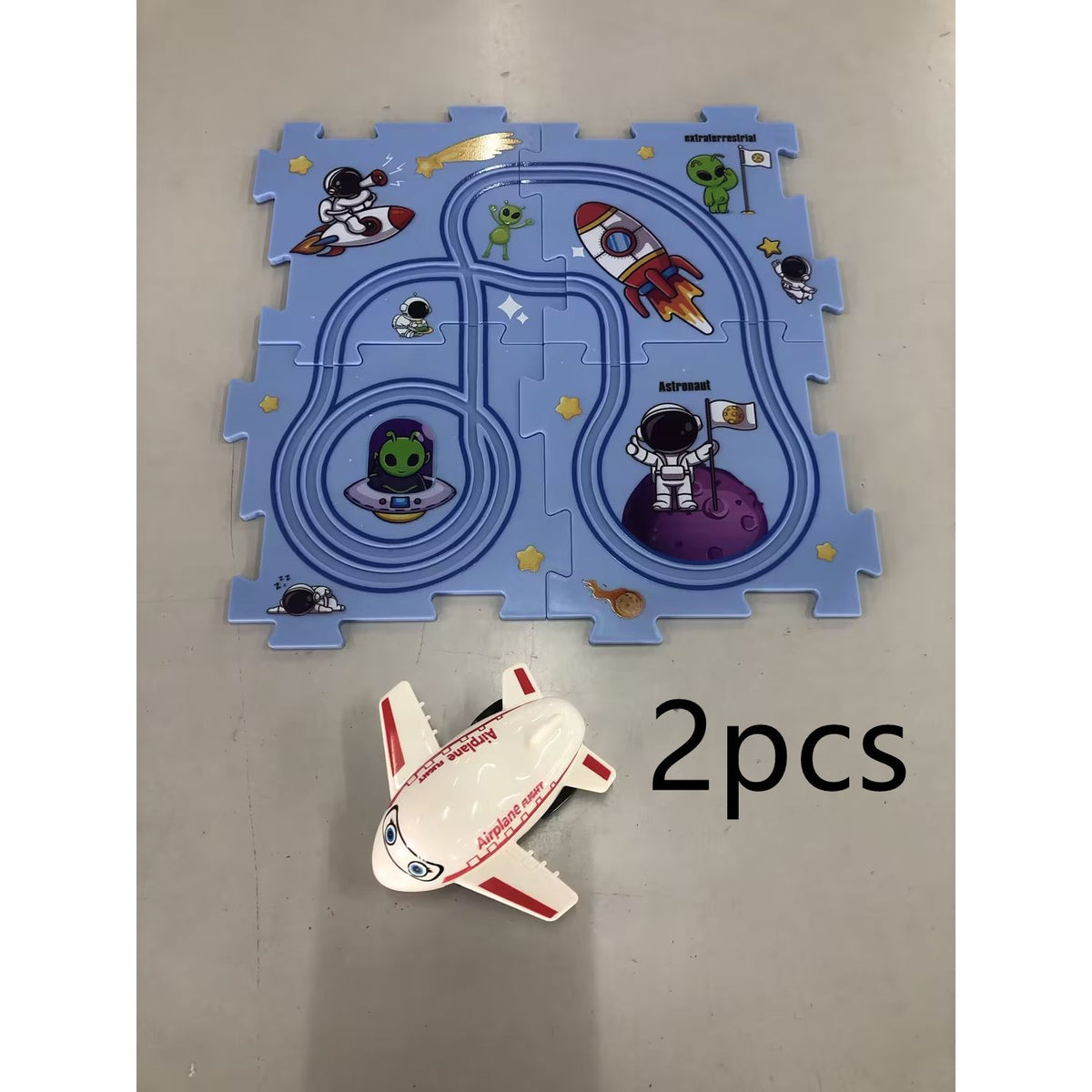 TrackTrek Electric Puzzle Rail Set