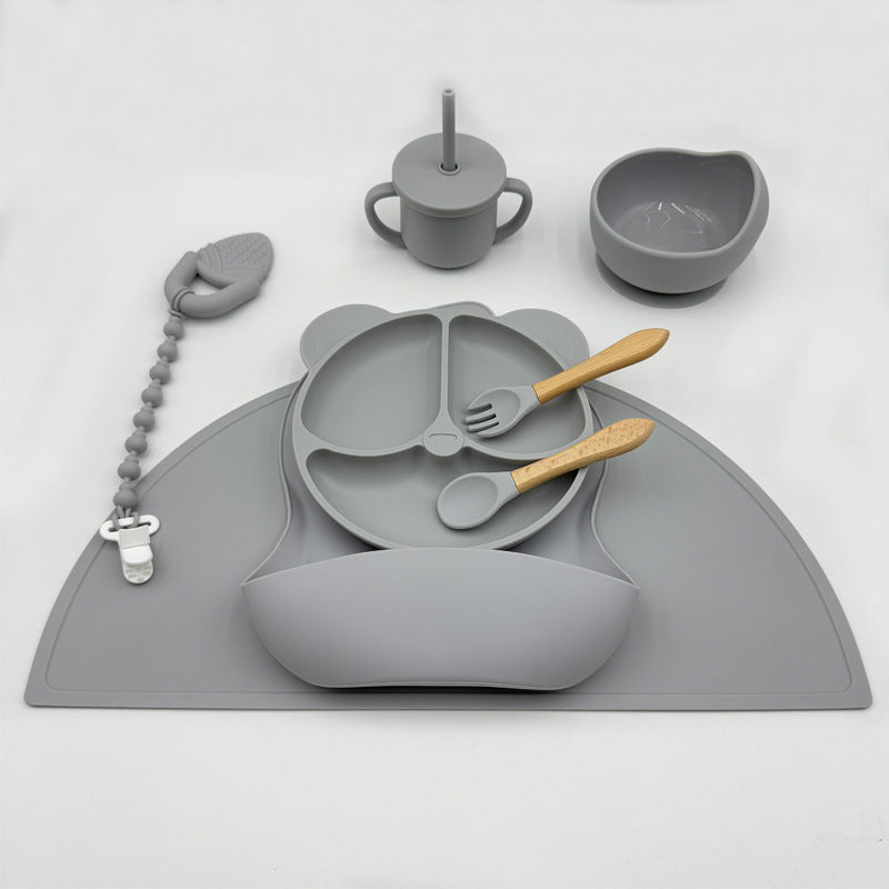 TinyFeast 10-Piece Silicone Baby Feeding Set