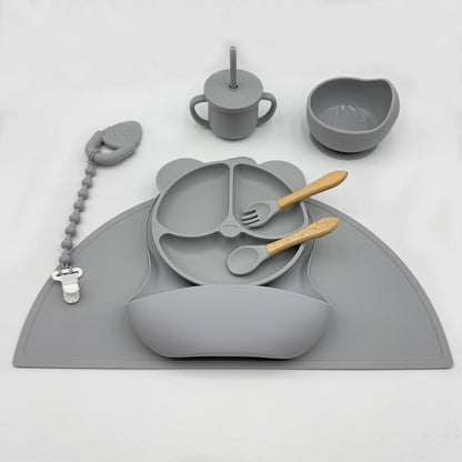 TinyFeast 10-Piece Silicone Baby Feeding Set