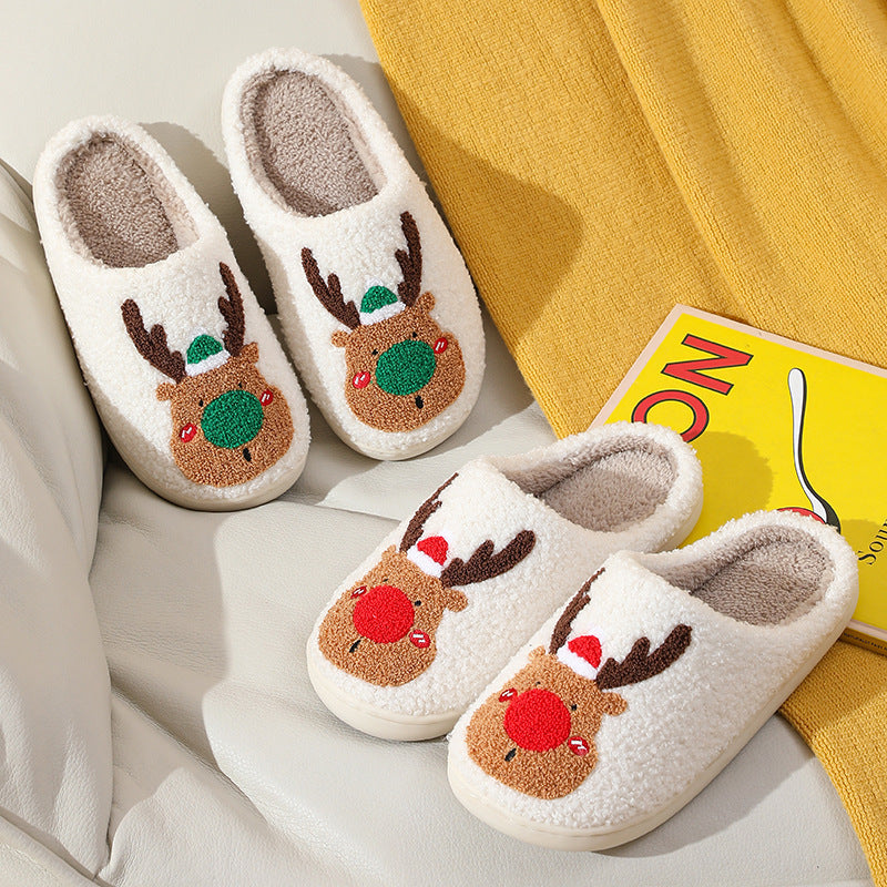 Christmas Plush Winter Home Slippers