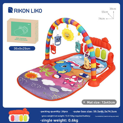 3-in-1 Baby Activity Play Gym & Kick Piano Mat