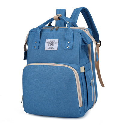 3-in-1 Foldable Baby Crib Backpack