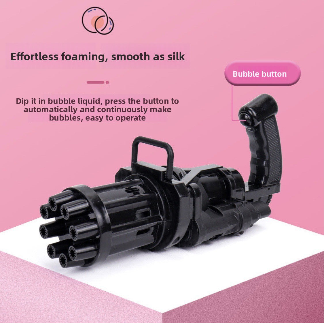 BubbleBlast Electric Bubble Gun